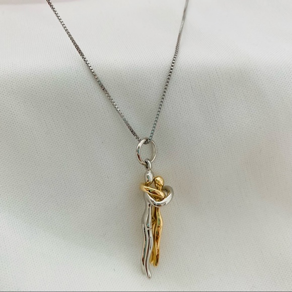 Dancing Couple Necklace - Picture 3 of 9